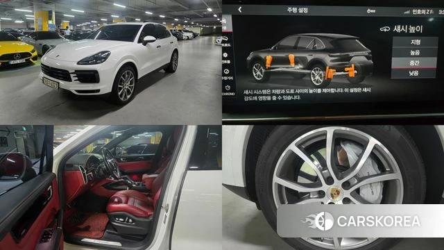 Porsche Cayenne (PO536) 2019 Белый из Кореи
