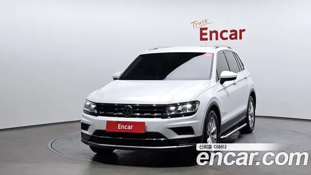 Volkswagen Tiguan second Generation 2020 Белый из Кореи