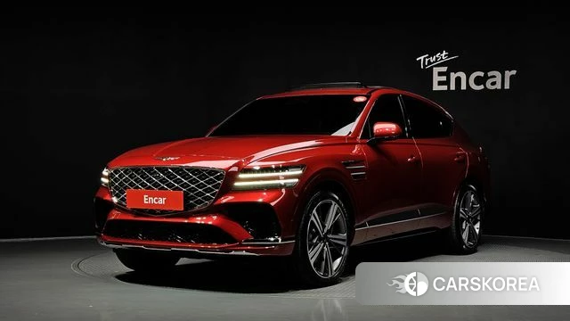 Genesis GV80 Coupe 2023 Красный из Кореи
