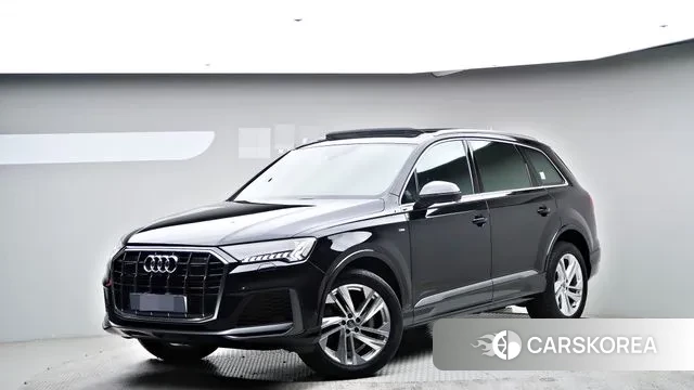 Audi Q7 (4M) 2021 Черный из Кореи