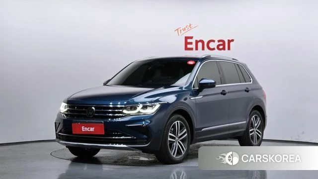 Volkswagen Tiguan second Generation 2024 Синий из Кореи