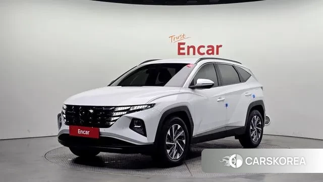 Hyundai Tucson Hybrid (NX4) 2021 Белый из Кореи