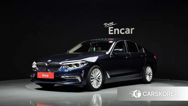 BMW 5 Series (G30) 2018 Синий из Кореи
