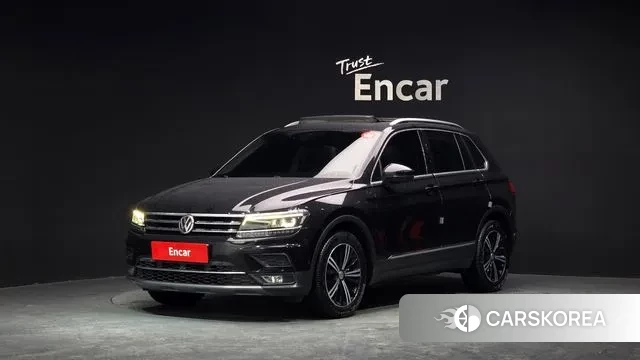 Volkswagen Tiguan second Generation 2019 Черный из Кореи