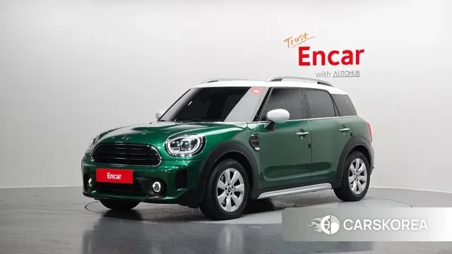 Mini Cooper Countryman 2021 Зеленый из Кореи