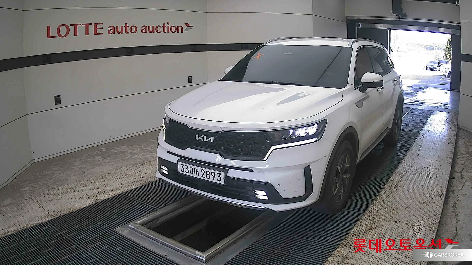 Kia Sorento Hybrid 2023 Белый из Кореи