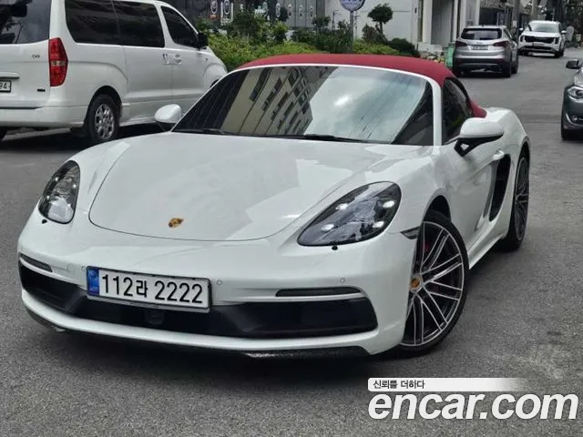 Porsche 718 Boxster 2021 Белый из Кореи