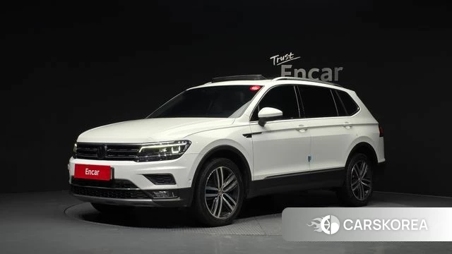 Volkswagen Tiguan Allspace 2018 Белый из Кореи