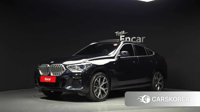 BMW X6 (G06) 2023 Черный из Кореи