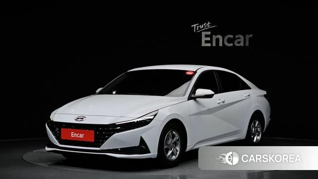 Hyundai Avante (CN7) 2020 Белый из Кореи