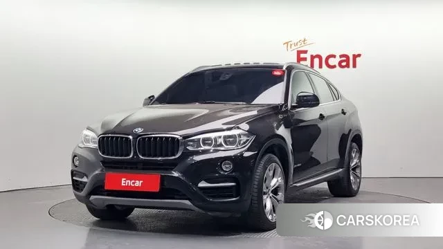 BMW X6 (F16) 2018 Черный из Кореи