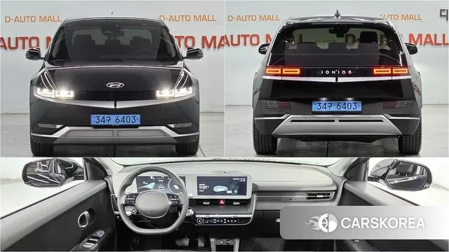 Hyundai Ionic 5 2021 Черный из Кореи