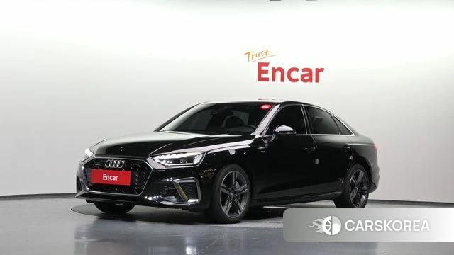Audi A4 (B9) 2021 Черный из Кореи