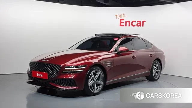 Genesis G80 (RG3) 2023 Красный из Кореи