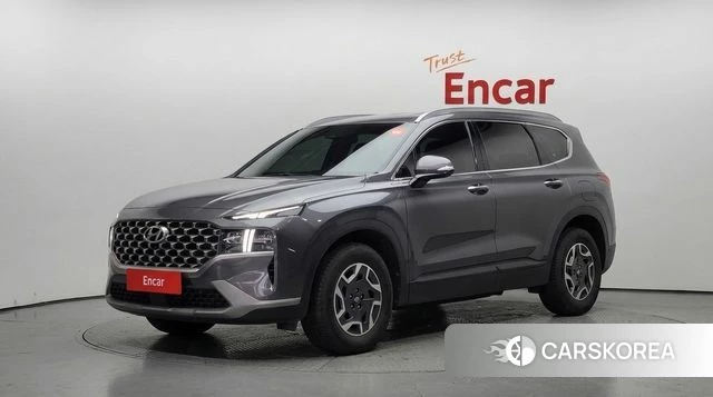 Hyundai The New Santa Fe 2023 Серый из Кореи