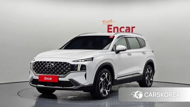 Hyundai The New Santa Fe 2023 Белый из Кореи