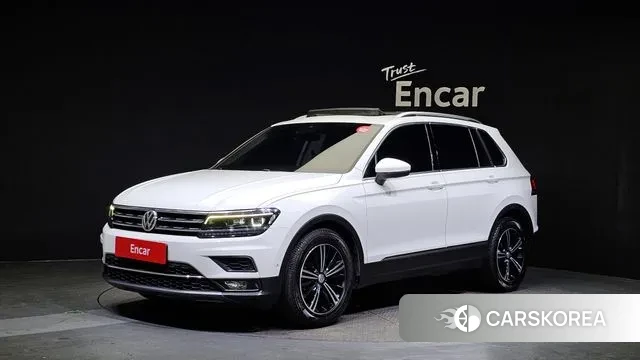 Volkswagen Tiguan second Generation 2020 Белый из Кореи