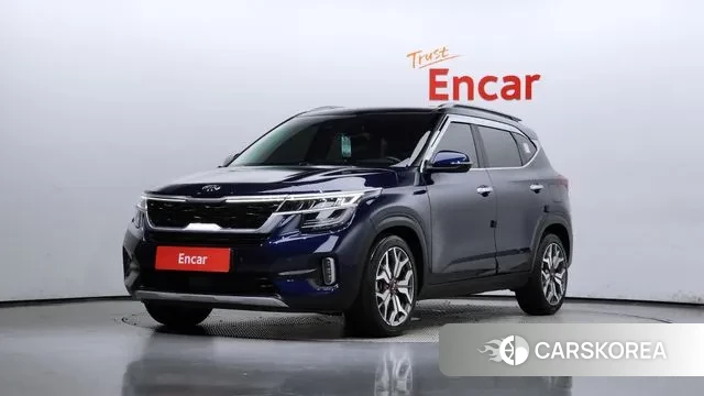 Kia Seltos 2021 Синий из Кореи