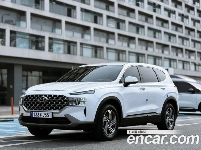 Hyundai The New Santa Fe 2021 Белый из Кореи