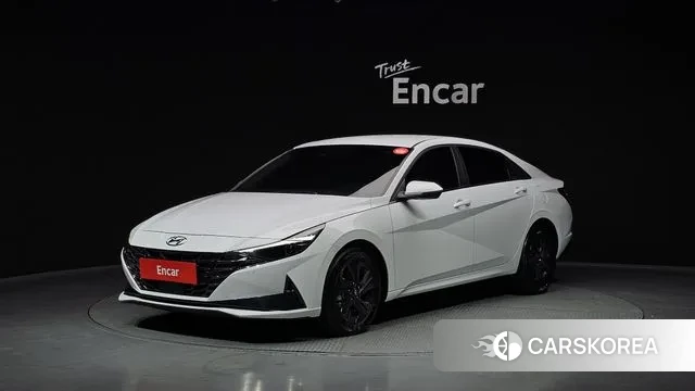 Hyundai Avante (CN7) 2021 Белый из Кореи