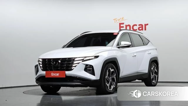 Hyundai Tucson Hybrid (NX4) 2023 Белый из Кореи