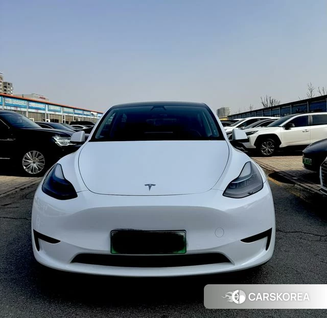 Tesla Model Y 2023 Белый из Китая