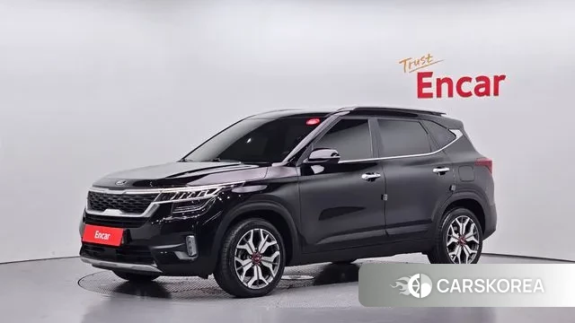 Kia Seltos 2019 Черный из Кореи