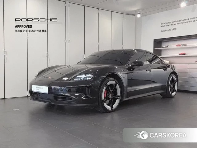 Porsche Taycan 2024 Черный из Кореи