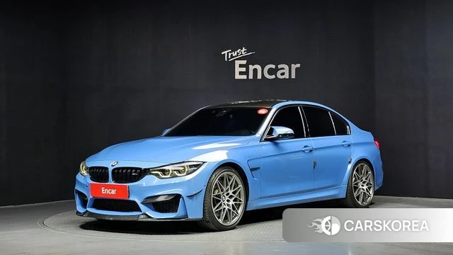 BMW M3 (F80) 2018 Небесно-голубой из Кореи