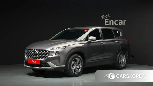 Hyundai The New Santa Fe 2023 Серый из Кореи