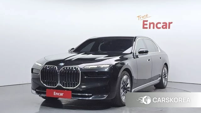 BMW 7 Series (G70) 2023 Черный из Кореи
