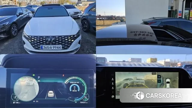 Hyundai The New Grandeur IG Hybrid 2022 Белый из Кореи