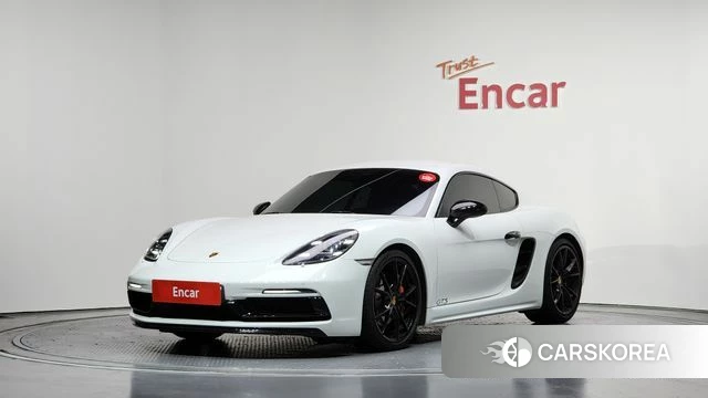 Porsche 718 Cayman 2018 Белый из Кореи