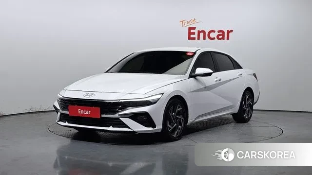 Hyundai The New Avante (CN7) 2024 Белый из Кореи