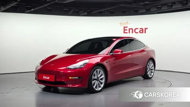 Tesla Model 3 2020 Красный из Кореи