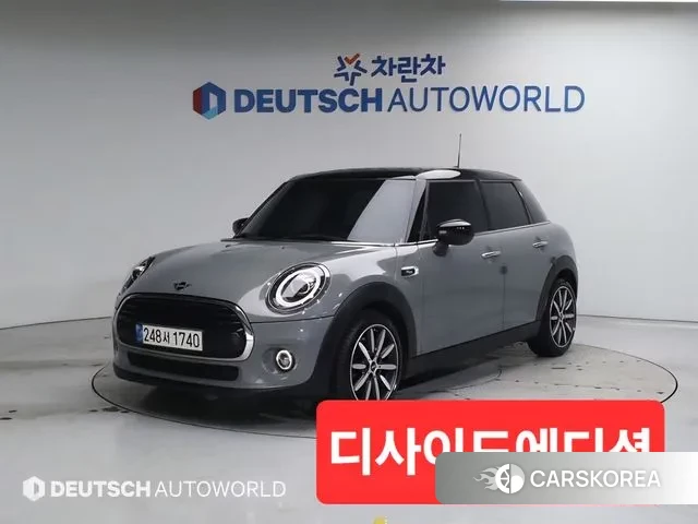 Mini Cooper 2020 Серебристо-серый из Кореи