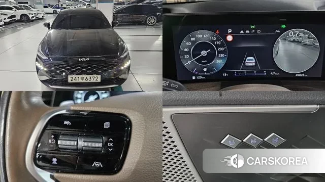 Kia K8 2021 Черный из Кореи