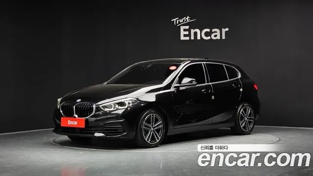 BMW 1 Series (F40) 2022 Черный из Кореи