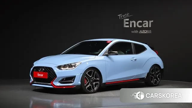 Hyundai Veloster (JS) 2019 Небесно-голубой из Кореи