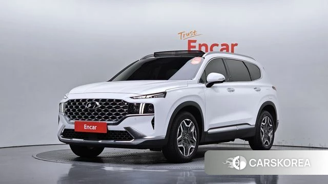 Hyundai The New Santa Fe 2021 Белый из Кореи