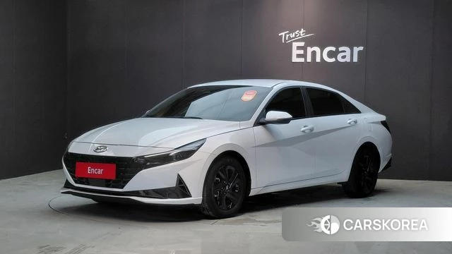 Hyundai Avante (CN7) 2022 Белый из Кореи