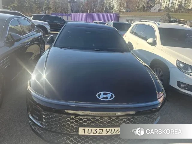Hyundai Grandeur Hybrid (GN7) 2023 Черный из Кореи