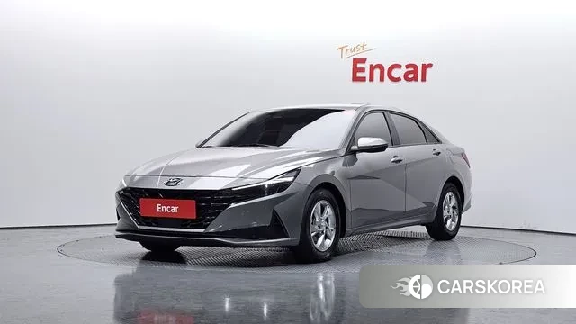 Hyundai Avante (CN7) 2021 Серебристо-серый из Кореи