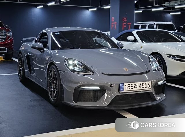 Porsche 718 Cayman 2022 Серый из Кореи
