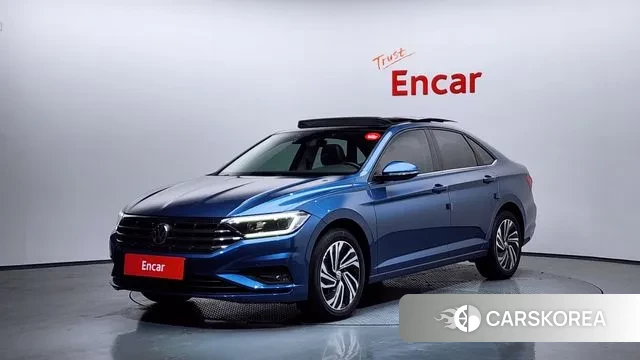 Volkswagen 7th Generation of Jetta 2021 Синий из Кореи
