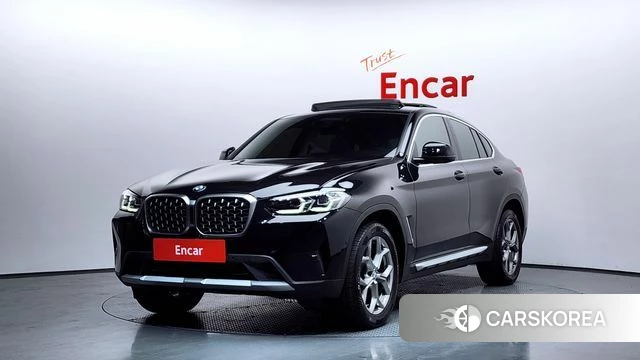 BMW X4 (G02) 2023 Черный из Кореи