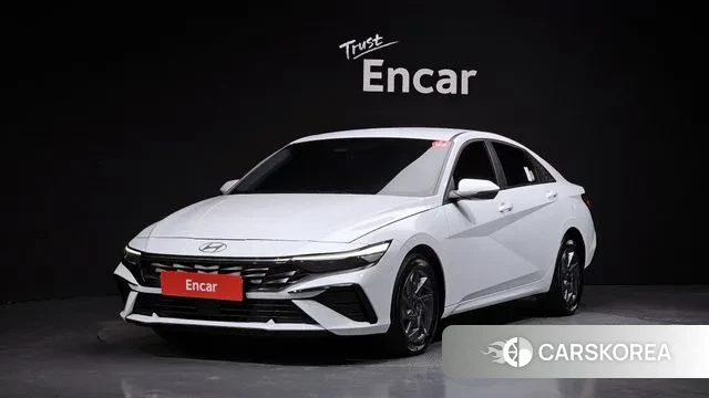 Hyundai The New Avante Hybrid (CN7) 2023 Белый из Кореи