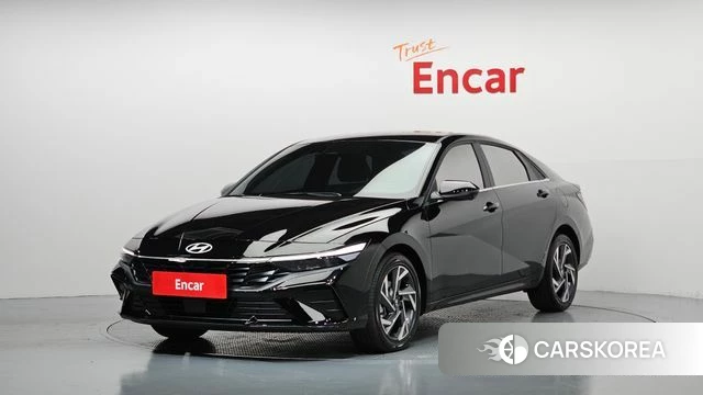Hyundai The New Avante (CN7) 2025 Черный из Кореи
