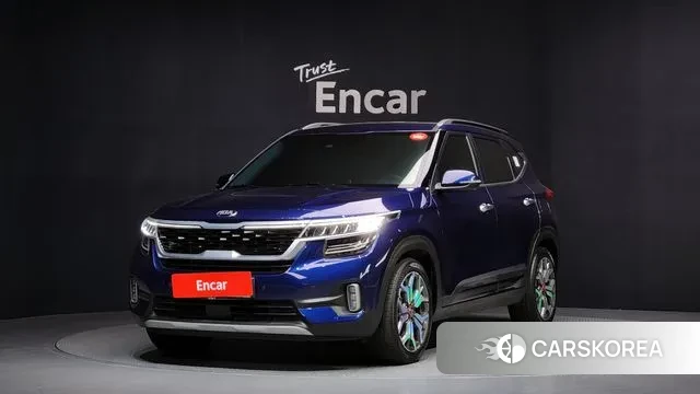 Kia Seltos 2021 Синий из Кореи