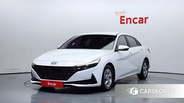 Hyundai Avante (CN7) 2021 Белый из Кореи